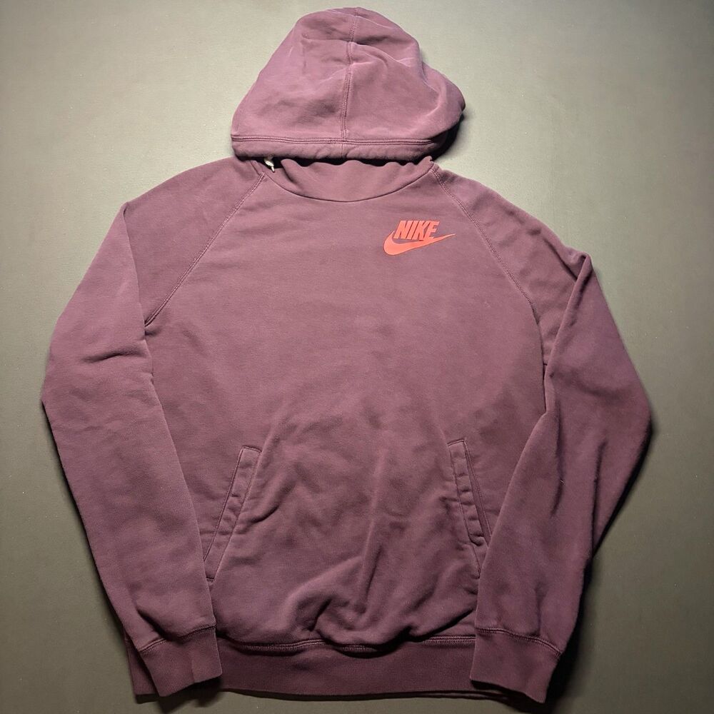 Size XL Mens – Nike Sportswear Maroon Red Swoosh Pullover Hoodie